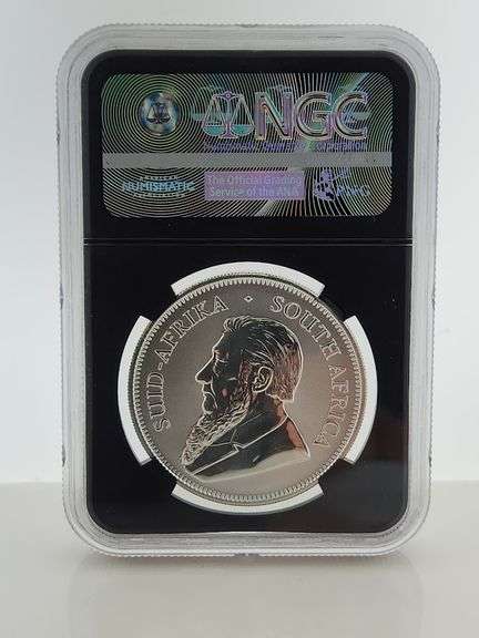2017 South Africa Krugerrand, 50th Anniversary, NGC SP70