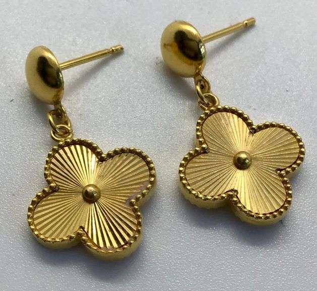 22K Yellow Gold Earrings