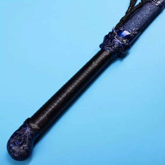 Samurai Tiger Sword with Blue Scabbard