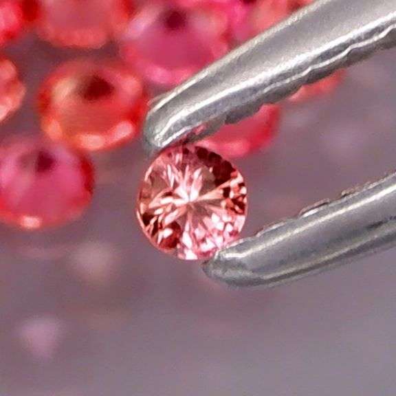 Exceptional 2.23ct diamond cut Songean Sapphire set