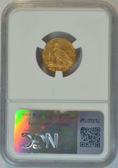 Very Choice BU 1927 $2.50 Indian Gold Piece. NGC MS63
