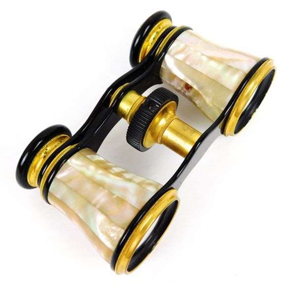 French LeMaire Paris Mother of Pearl Opera Glasses