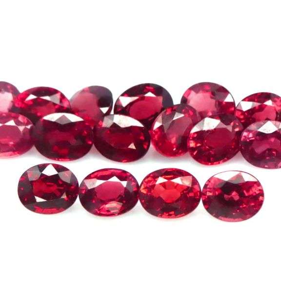 Get ready for the vibrant color in this 8.20ct Garnet set!!!