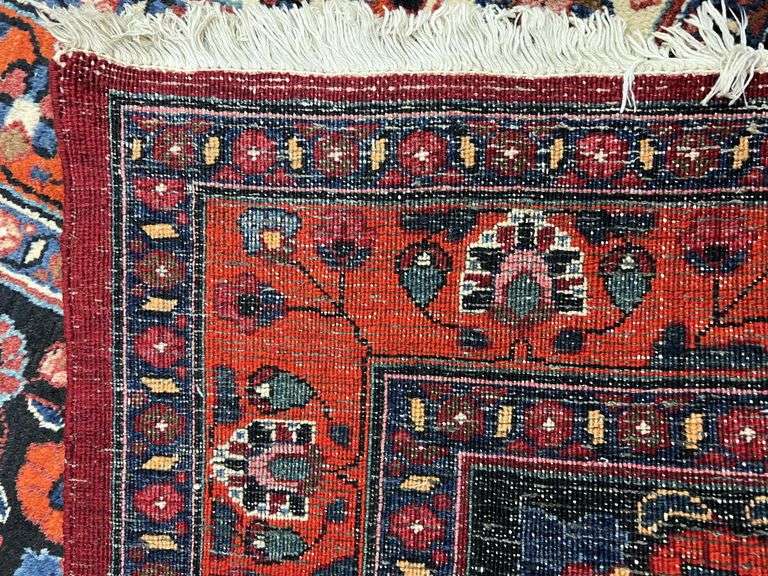 Hand Woven Persian Mashad 10.5x13.7