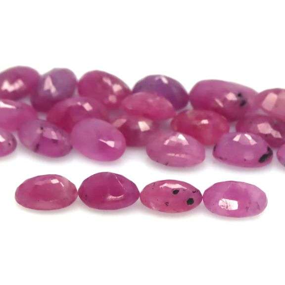 Simply gorgeous 10.52ct reddish pink Ruby set