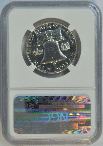 1959 Franklin Half Dollars PF67 in NGC Holder