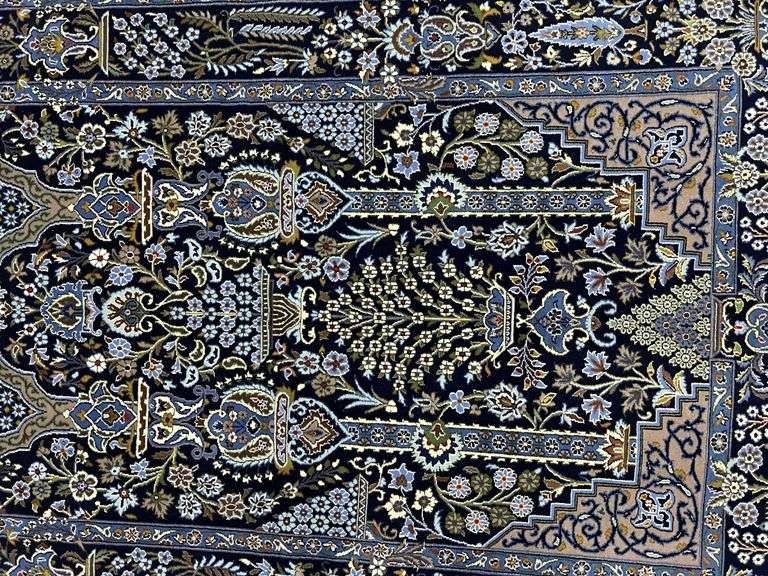 Hand Woven Persian Kashan 4.8x7.0