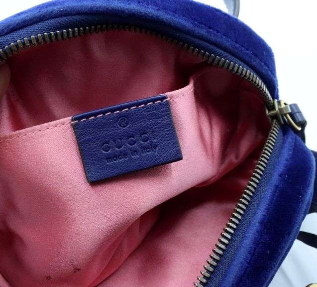 GG Marmont Crossbody Velvet Belt Bag