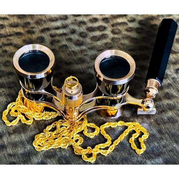 Opera Glasses with Adjustable Handle & Chain