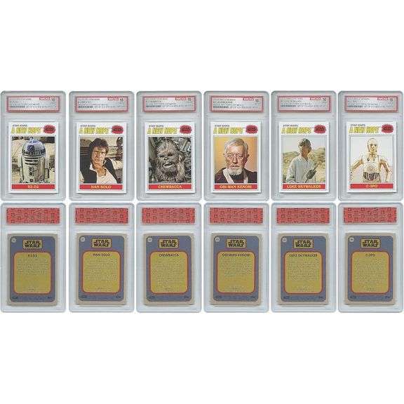 1977 Star Wars Complete 12-Card Set