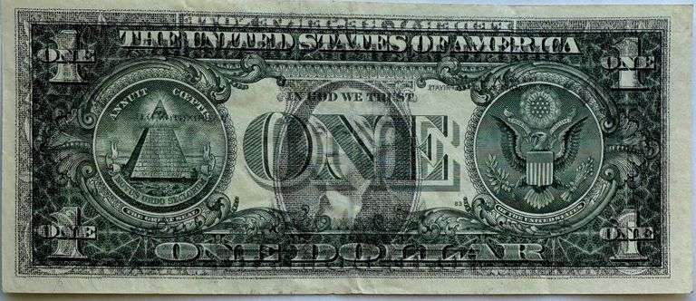 $1 2001  Error Fed Reserve Note
