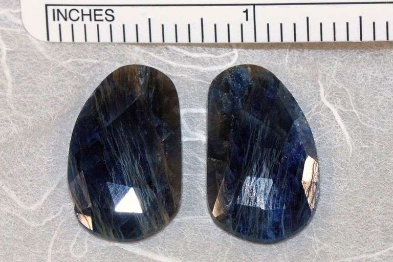 Attractive Natural Sapphire Pair