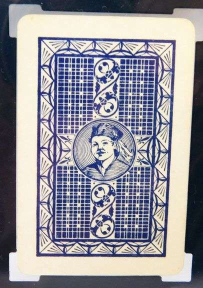 Ty Cobb 1935 Whitman Party Stunts Playing Card