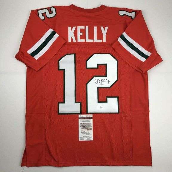 Autographed Jim Kelly Miami College Football Jersey