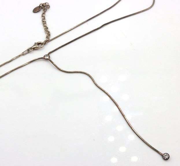 Group lot of 8 Vintage 925 sterling silver necklaces