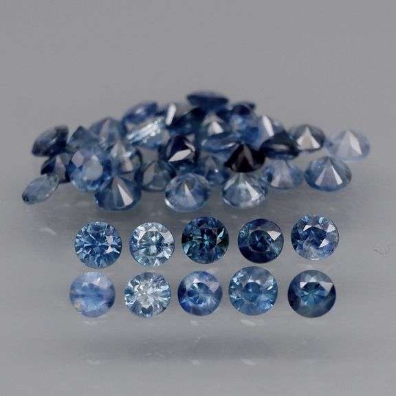 Collectors 3.49ct washed denim blue Sapphire set