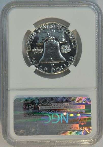 1960 Franklin Half Dollars PF67 in NGC Holder