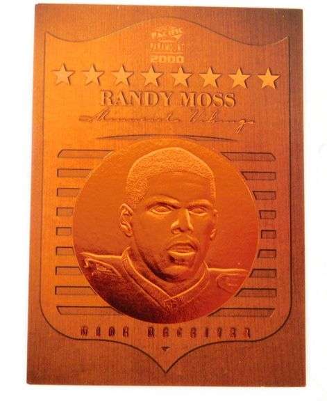 Randy Moss 2000 Pacific Paramount Football Card