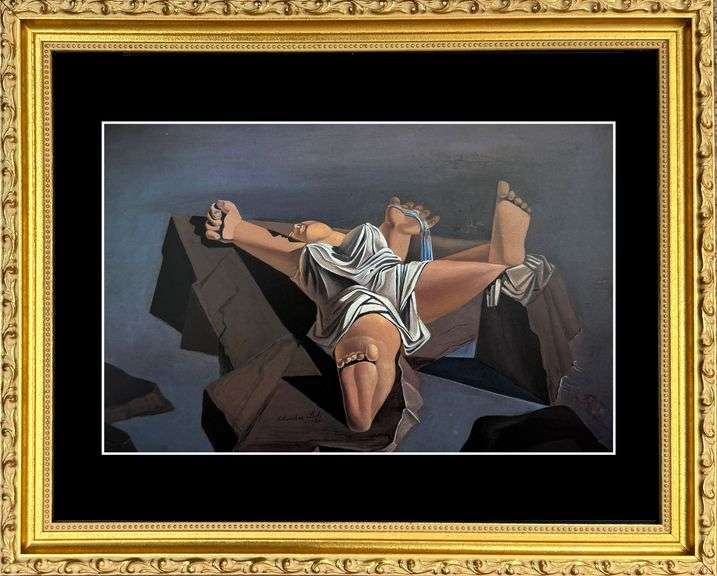 Salvador Dali, Figure on the Rocks