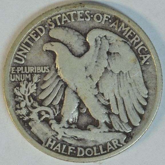 Very Scarce Choice VF 1919-S Walking Liberty Half Dollar
