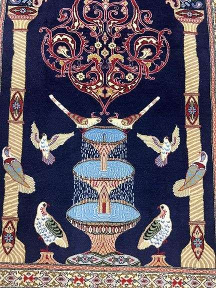 Hand Woven Persian Sarouk 2.9x4.0