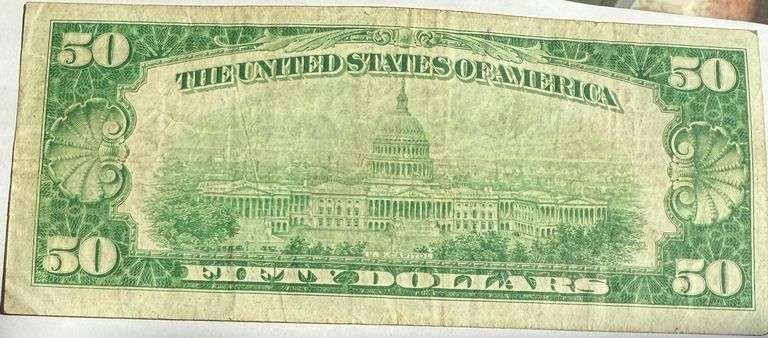 $50 Series 1928 Gold Certificate