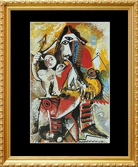 Collectible Pablo Picasso, Muskateer and Cupid