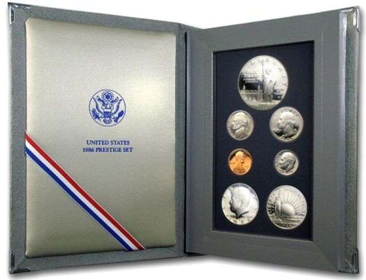 1986 US Prestige Proof Set in Original Box