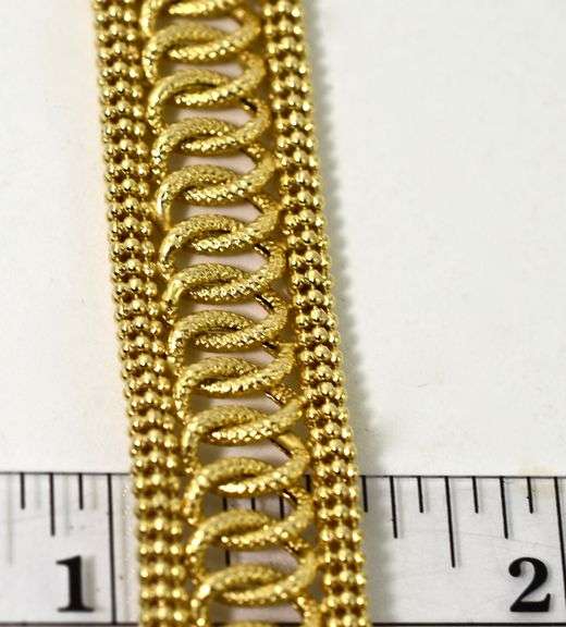 Elegant Italian Made 14K YG Bracelet