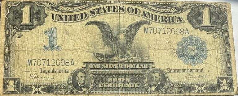 Black Eagle Series $1 1899 Silver Certificate.