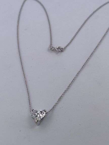 BRAND NEW 14K WHITE GOLD DIAMOND NECKLACE