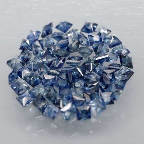 Heated only! 3.05ct top blue sapphire set!