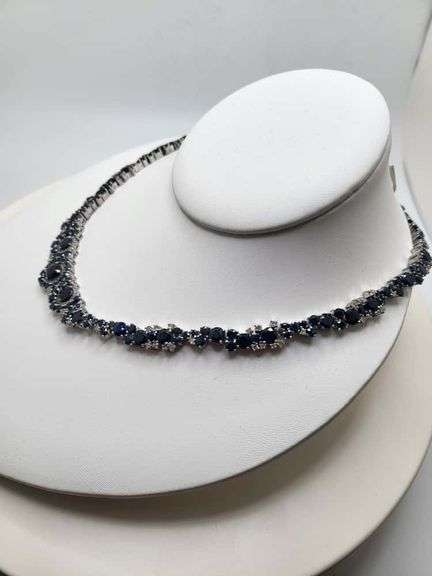 Investment! The most valuable attribute of Sapphire with diamond necklace
