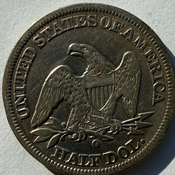 Circulated 1858 O Seated Half