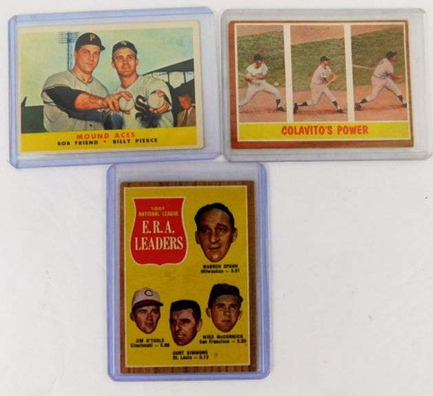 3 Topps Vintage Baseball Cards