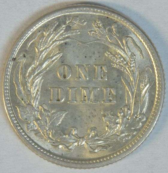 Fully struck and lustrous 1913 Barber Dime