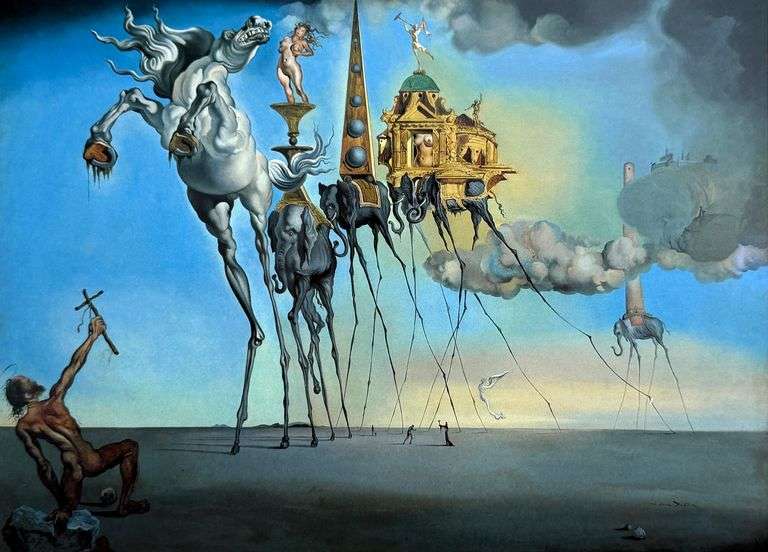 Salvador Dali, The Temptation of St. Anthony