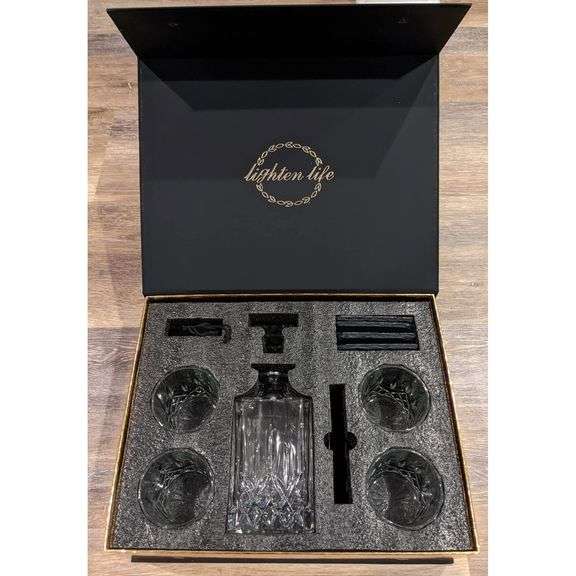 Crystal Whiskey Decanter Set