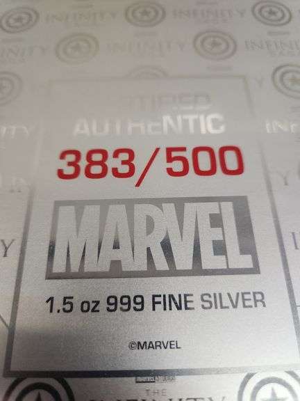 2025 .999 Silver Captain America Civil War Poster