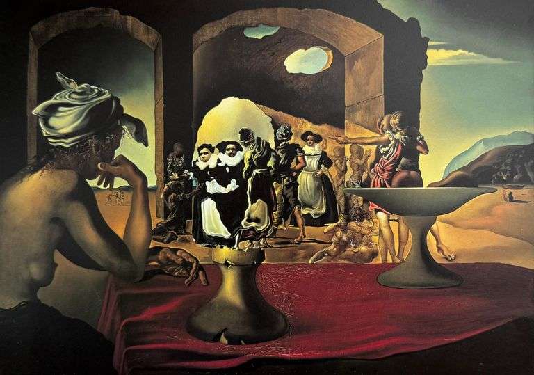 Salvador Dali, Slave Market with Disappearing Bust of Voltaire