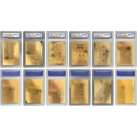 Star Trek 1995–1997 Complete 23KT Gold Card Set