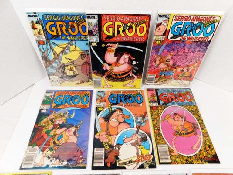 10 Sergio Aradone's Groo the Wanderer Marvel Comic Books