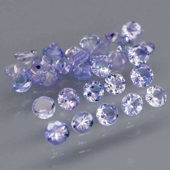 Sparkling 3.01ct 31 piece Tanzanite set