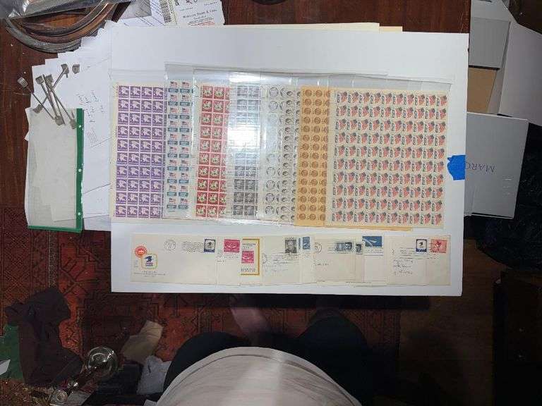 $139 in Regular Issue Sheets of US Stamps
