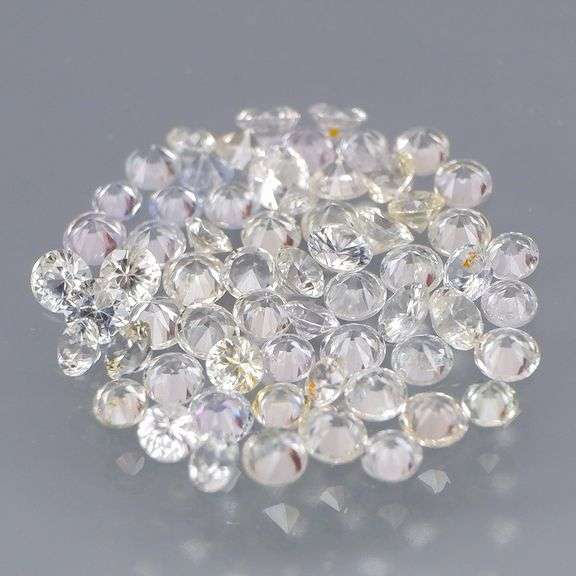 Heated only! 2.82ct set of white Ceylon Sapphires!