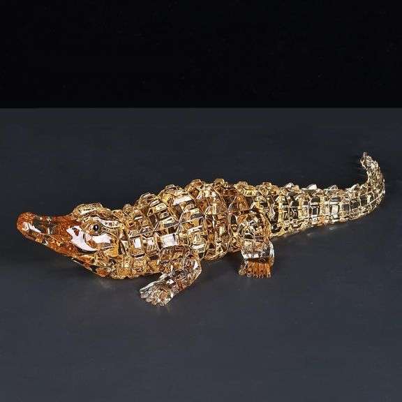 Acrylic Crystal Crocodile
