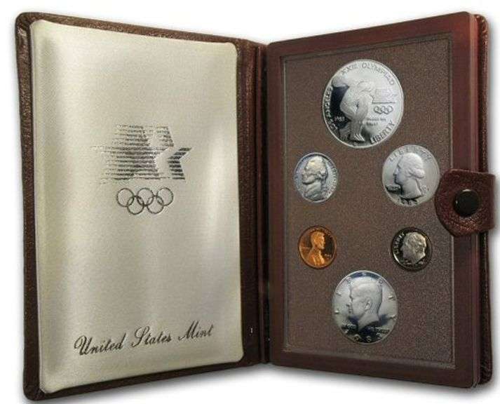 1987 US Prestige Proof Set in Box w/CoA