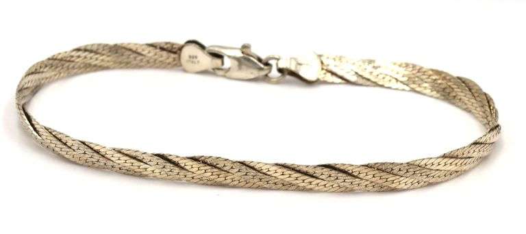 Group lot of 11 vintage 925 sterling silver bracelets