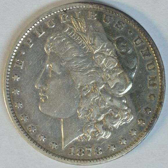 Very sharp 1878-CC Morgan Silver Dollar. Key date