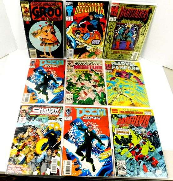 9 Marvel Comic Books